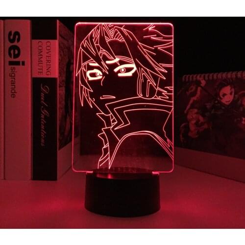 Anime My Hero Academia Denki Kaminari 3D LED Light for Bedroom Decor Birthday Gift Manga Gadget My Hero Academia Denki Lamp