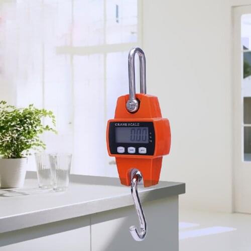Weight 300 Crane Scale LCD Digital Electronic Balance Hanging Scales Digital Stainless Steel Heavy Duty Hook Crane Scale