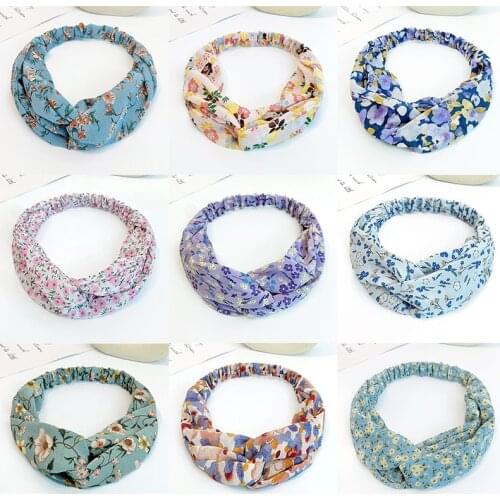 Women Knotted Headband Elastic Hair Bands Stretch Head Wrap Girls Hairband Makeup Washing Face Sport Hair Accessories