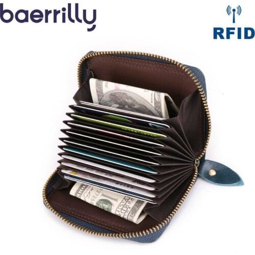 Rfid Women Card Holders Coin Purse Leather Womens Wallets And Purses Passport Cover Ladies Coin Purse Wallet Porte Feuille Femme