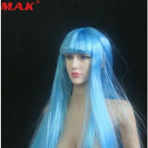 1/6 Beauty Girl Head Sculpt Carved Fit 12inch Female TBLeague Figure Body