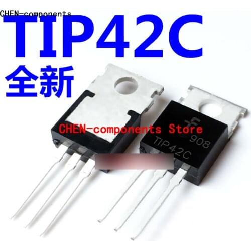 10pcs Brand new genuine TIP42C TO220 transistor Darlington tube