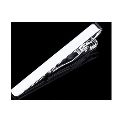 2021 New Fashion Tie Clips Mens Metal Necktie Bar Crystal Dress Shirts Pin For Wedding Ceremony Gold Accessories