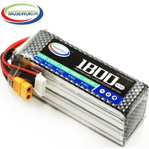 Battery Lipo 5S 18.5V 1800mAh 60C For RC Helicopter Drone Airplane Quadcopter Car Boat Truck Remote Control Toys Lipo Battery