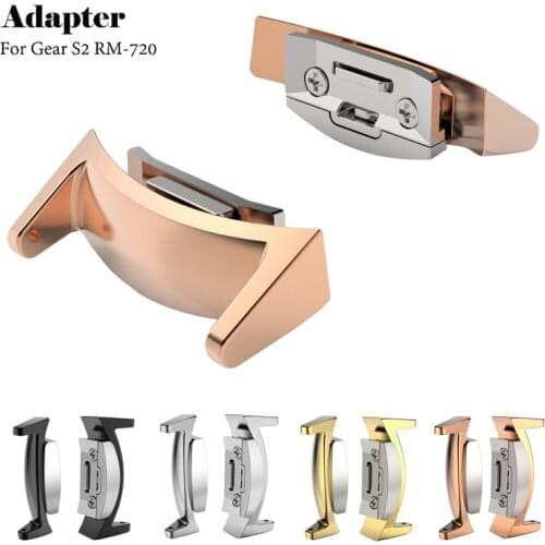New For Samsung Gear S2 R720 Metal connector Replacement High quality stainless steel connect For Samsung Gear watch Accessories