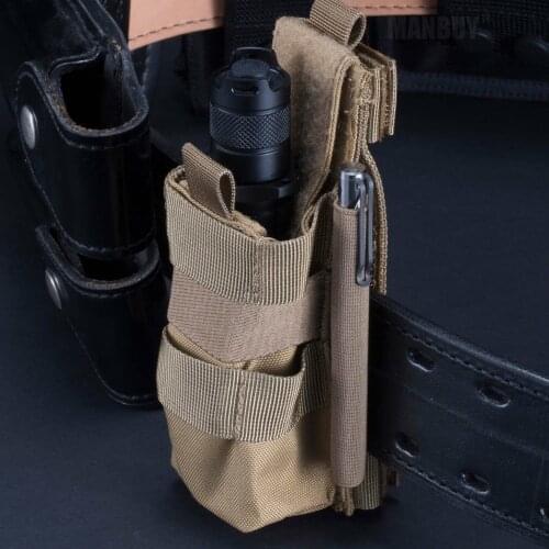 Free Shipping NITECORE NCP30 NCP40 Tactical Holster Flashlight Holder Case Pouch Nylon Professional Accessory Equipment 2 Colors
