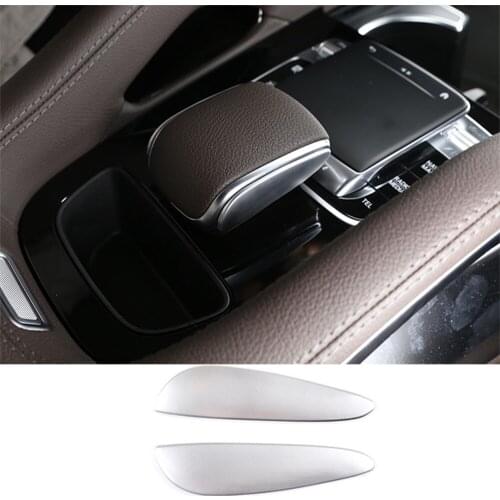2* ABS Central Control Handle Cover For Mercedes Benz GLE GLS 2020 Console Gear Shift Handle