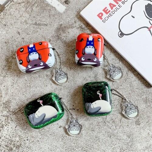 For Airpods pro Cartoon animation cat Case Earphones For Air pods 2 Bluetooth Wireless Earphone Protective Skin Cover Box cases