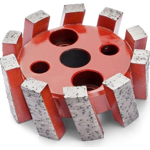 CNC Stubbing Wheel Segmented Type For Router Machine Calibrating Wheel Stone Granite Marble Diamond Profiling Wheel