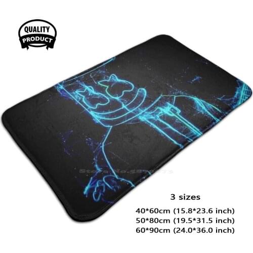 Lighting Comfortable Door Mat Rug Carpet Foot Pad Dj Dj Music Star Sing Song Light
