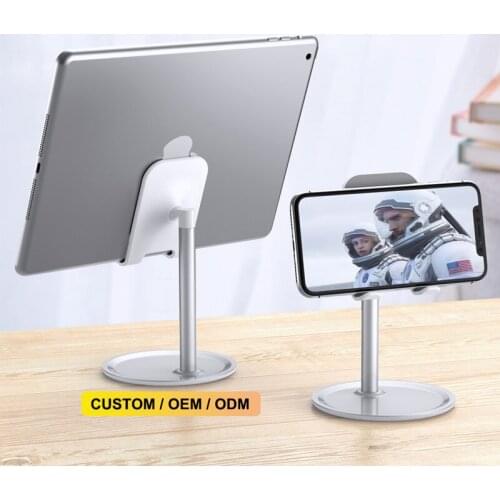 Hot Selling Aluminum Alloy Adjustment Desktop Notebook Stand Foldable Mobile Phone Tablet Holder