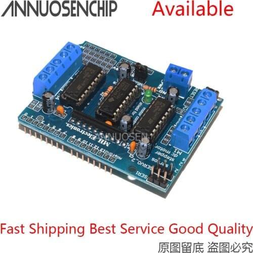 L293D Stepper Motor Driver Board Control Shield Module Motor Drive Expansion Board for Arduino Mega2560 4-Channel