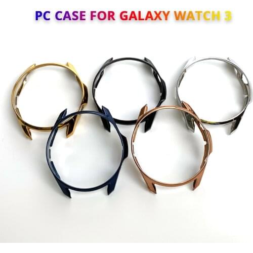 Pc Soft Case For Galaxy Watch 3 45mm 41mm Half Wrapped Pc Cover Case For Samsung Galaxy Watch 3 45mm 41 Protective Bumper Shell
