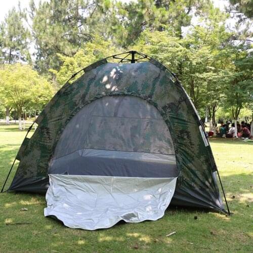 Outdoor Supplies Four-person Fully Automatic Camping Field Tent Camping Beach Travel 210T Polyester Cloth
