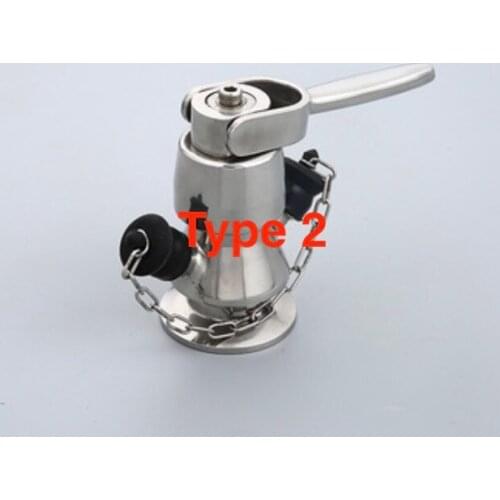50.5mm Sanitary Sample Valve Aseptic Full Stainless Steel Sample Valve Food Grade Valve