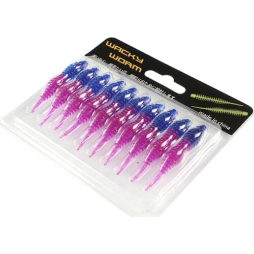 Fishing Lure Fishing Bait 5cm Soft Insects False Earthworm Sea Bait Bloodworm Lures Artificial Baits 448D