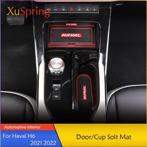 Car Door Slot Gap Silicone Carpet Mat Cover Stickers Styling Accessories For Haval H6 2021 2022