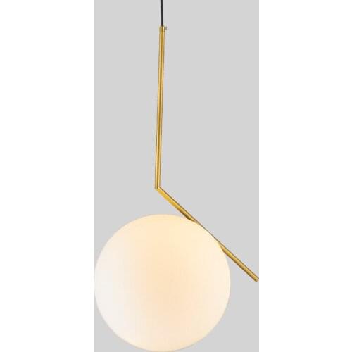 Nordic led glass ball industrial lamp luminaria pendente kitchen dining bar pendant lights commercial lighting bedroom