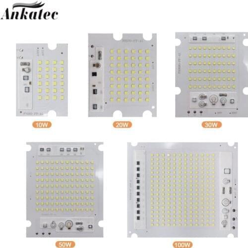 10W 20W 30W 50W 100W LED lamp chip SMD2835 Pearl Smart IC AC220V DIY outdoor floodlight spotlight cool white DIY