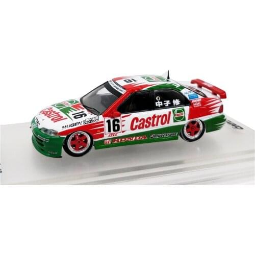 IN NO 1:64 Ferio Gr.A #16 CASTROL MUGEN alloy toy car toys for children diecast model car Birthday gift