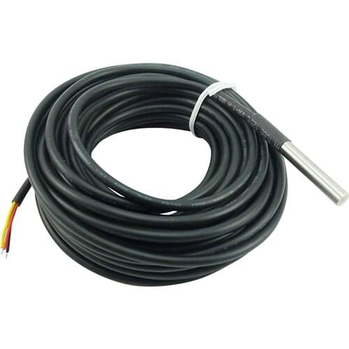 Aihasd 10M Waterproof Digital Temperature Temp Sensor Cable Probe DS18b20