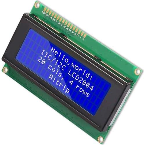 LCD2004 IIC/I2C LCD Display Monitor 2004 20X4 5V Character Blue Backlight Screen LCD2004 IIC I2C for arduino LCD display