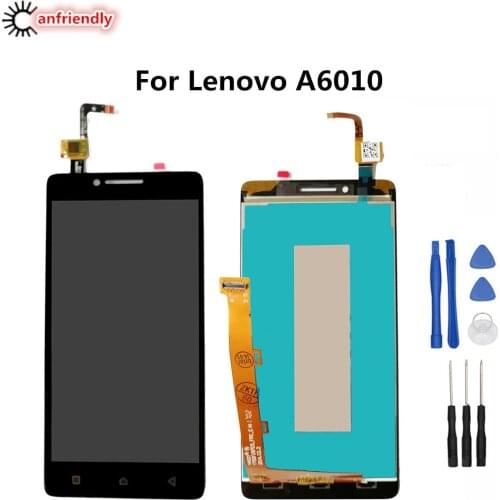 For Lenovo A6010 LCD Display+Touch Screen Replacement Digitizer Assembly For Lenovo A 6010 replace repair part lcds with frame