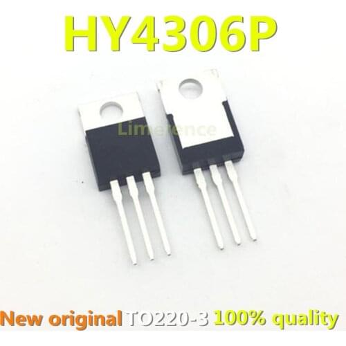 100% nuevo 50 unids/lote original MOSFET HY4306P HY4306 TO-220 60V/230A Transistor