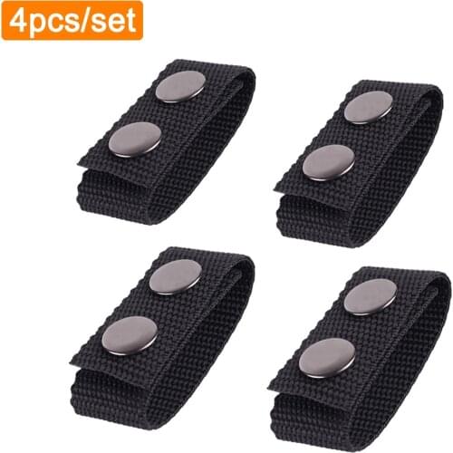 2Pcs 4Pcs 6Pcs/Set Tactical Belt Buckle Nylon Strap Molle Webbing Belt Keeper Outdoor Buckle Strap Hunting Accessories