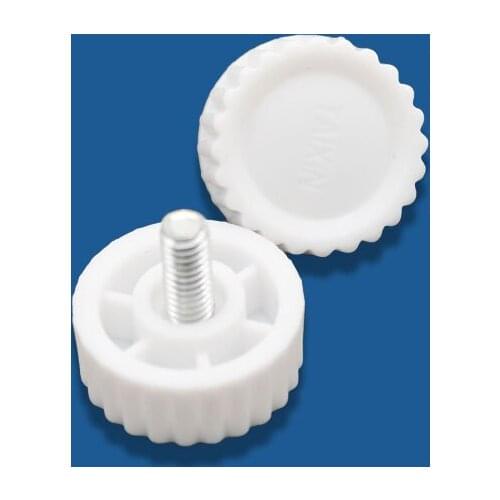 30pcs M4 bakelite Torx hand screws bolts plastic encapsulation knurled handle T&TX galvanized rod hands screw bolt 6mm-14mmlong