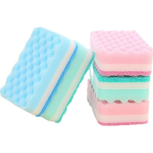 5PCS/Set Kitchen Sponge Eraser Melamine Cleaner Multi-Functional Cleaning Sponge Dish Brush Cleaner