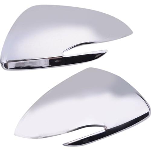DWCX 1 Pair Car Side Rear View Mirror Cover Trim ABS Fit For Hyundai Elantra 2017 2018 2019
