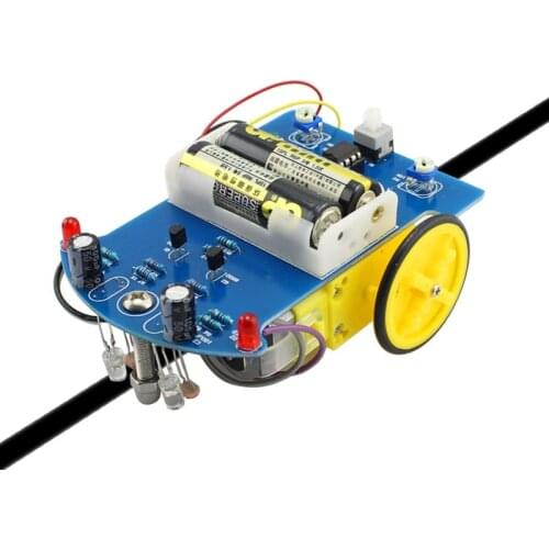 Elecrow DIY Smart Tracking Robot Car Kit D2-1 Intelligent Introductory Electronic Unassembled