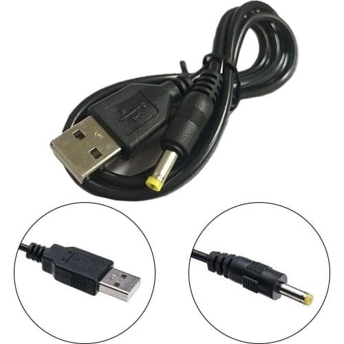 0.8m Pure Copper USB to DC Plug 4.0*1.7 DC Power Cord Router Power Supply Line Charger for Sony 1000/2000/3000