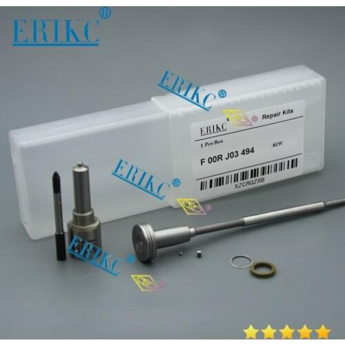 ERIKC Injector Repair Kit F00rj03494 Nozzle Dlla150p1828 Valve F00rj01692 injector spare part for Bosch 0445120163 0445120226