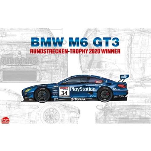 NUNU PN24027 1/24 BMW M6 GT3 RUNDSTRECKEN-TROPHY 2020 WINNER Plastic Model Kit