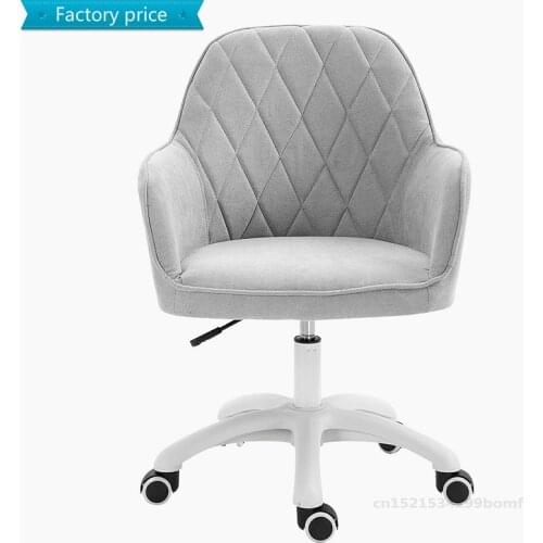 Stylish Computer Chair Lifting & Rotary Sofa for Student Dormitory Home Fabric Game Chair Office Chairs with Wheels Multicolor