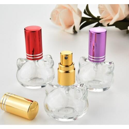Mini Refillable Glass Portable Perfume Bottle Empty Atomizer Scent Pump Spray Case Airless Travel Parfum Cosmetic Containers