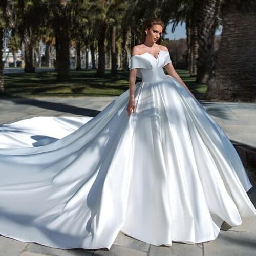 Muriel Lester Satin Wedding Dresses