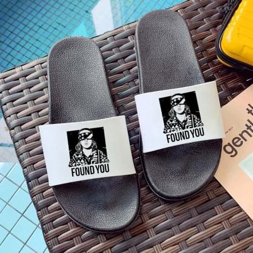 Stranger Things Eleven Cool Fashion Graphic 2021 Women Slippers Summer Beach Comfortable Non-slip Open Toe home indoor Sandals