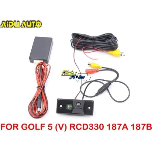 RCD330 RCD330 PLUS 187A 187B AV REAR VIEW CAMERA For VW Golf 5 MK5 V
