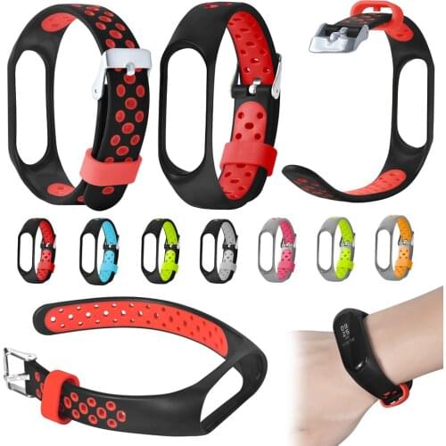 For Mi Band 3 Strap Wrist Strap for Xiaomi Mi Band 3 Silicone For Miband 3 Mi 3 Accessories Colorful Pulsera Correa Replacement
