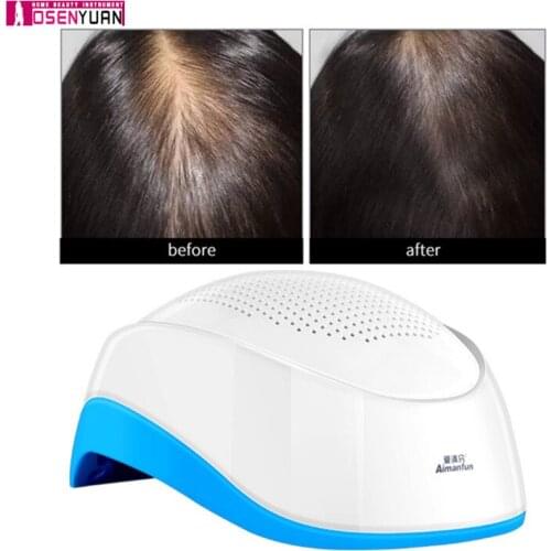 Hair Growth Helmet 180Pcs Light Chips Professional Laser Hair Regrowth Hat Promote Grow Fast Treatment Cap Reduce Loss Device
