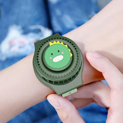 Handheld Fan Easy Carry Wearable Watch Shape School Student Rechargeable Pocket Fan for Children Handheld Fan Pocket Fan Hot New