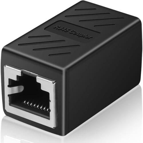 RJ45 Connector Coupler Female to Female Network LAN Adapter Coupler Extender RJ45 Ethernet Cable Extension Converter