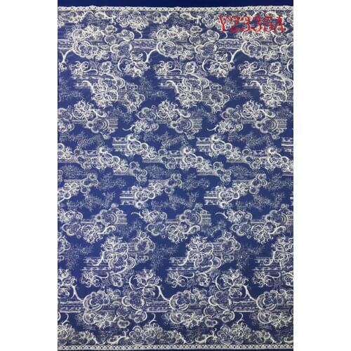 Y2335A Beaded Embroidery Lace For Wedding Dress Fabric, Nigerian Textile African Trimming Lace 5Yards/ lot