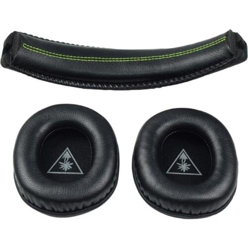 1pair Sleeve Replacement Ear Pads Cushion for Turtle Beach Ear Force Elite 800 Gaming Headphone Earmuff Earmuffs