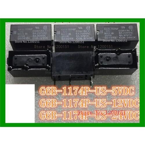 10pcs/lot G6B-1174P-US G6B-1174P-US-5VDC G6B-1174P-US-12VDC G6B-1174P-US-24VDC relay DIP-4