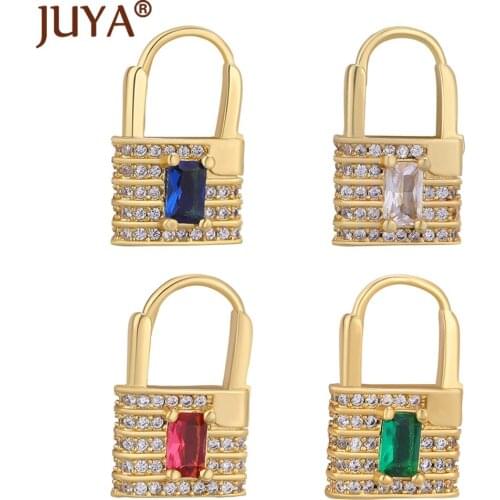 Boutique Rhinestone Lock Clasps With Bling Crystal Clasp For DIY Jewelry Accessories Handmade Necklace Makings Supplies