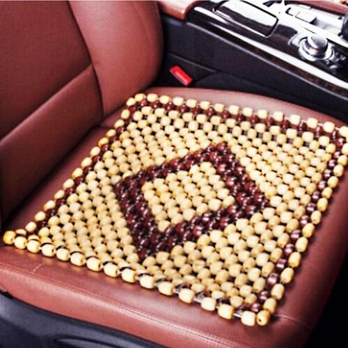 Car Seat Covers Maple Wood Bead Car Seat Cushion Massage Seat Mat for Kia Hyundai Volvo Lada Kalina Granta Priora Renault Logan